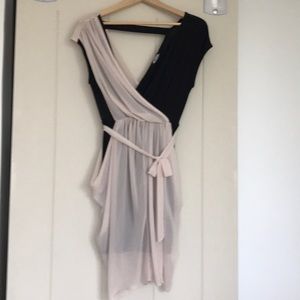 Kieus Faux Wrap Midi Dress